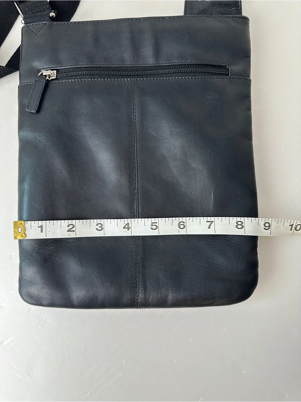Radley London Black Leather Slim Crossbody Bag Messenger Purse Tiffany Lining